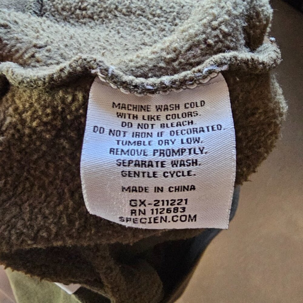 Cookies Original Hoodie Mens XL Green Fleece Pullover Streetwear Sweatshirt - Picture 11 of 11